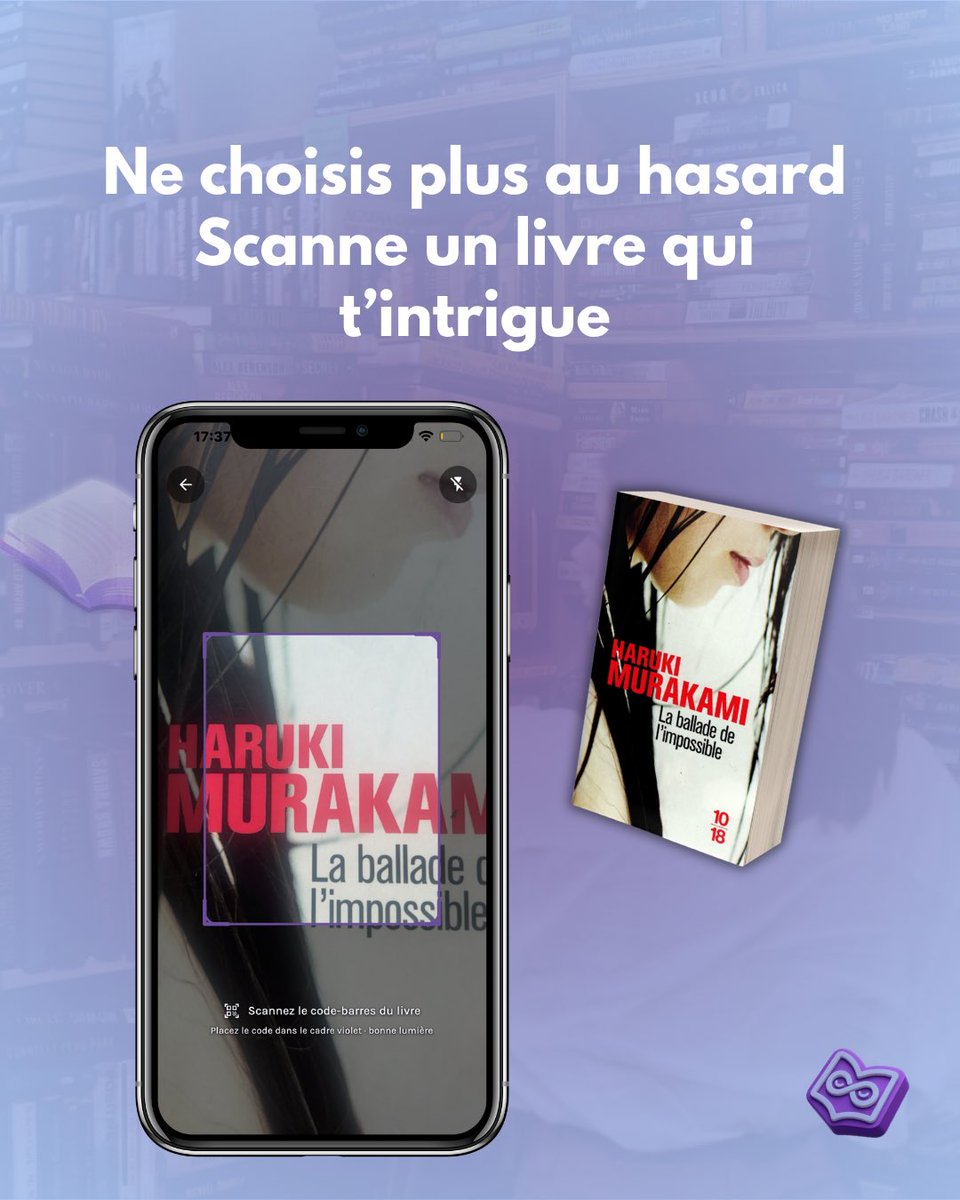 LinQfolio's tweet photo. Tu as déjà abandonné un livre après 50 pages ? 

Avec LinQfolio, ton nouveau réseau social de lecture, scanne un livre et découvre s’il correspond à tes goûts.

Gratuit sur IOS et Android : https://t.co/PK5v1m2z6T https://t.co/9AWMYD4Z6D