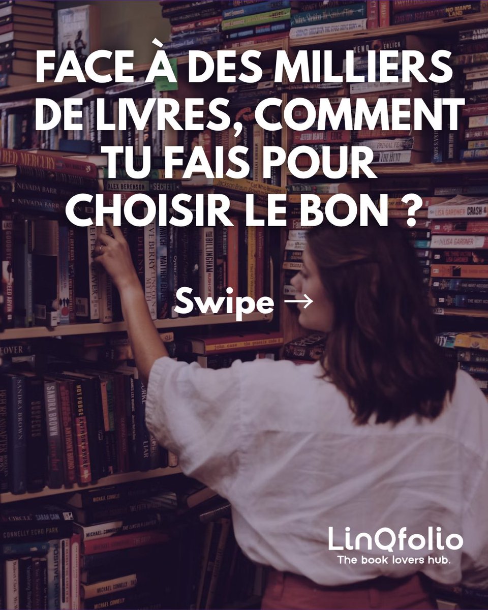 LinQfolio's tweet photo. Tu as déjà abandonné un livre après 50 pages ? 

Avec LinQfolio, ton nouveau réseau social de lecture, scanne un livre et découvre s’il correspond à tes goûts.

Gratuit sur IOS et Android : https://t.co/PK5v1m2z6T https://t.co/9AWMYD4Z6D