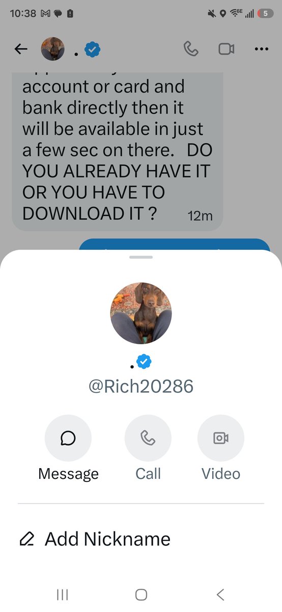 sweetsweat4you's tweet photo. Another scammer, do not download anything associated with Gate dex transfer. Just another scam but sounds fancy. https://t.co/RmPmQ63Zhv