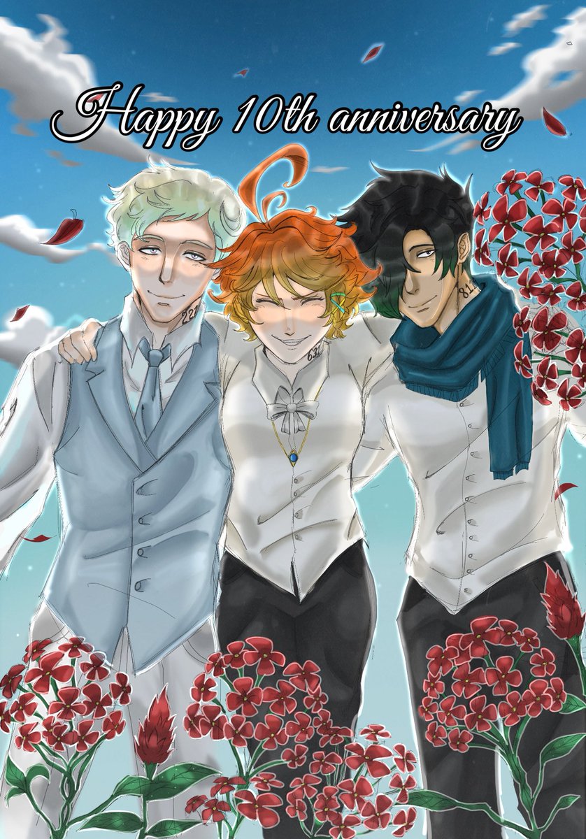 TPNremakel26's tweet photo. happy 10th anniversary
#thepromisedneverland #tpnremake #約ネバ10周年 #約ネバ #tpn https://t.co/fdEYVR4pz3