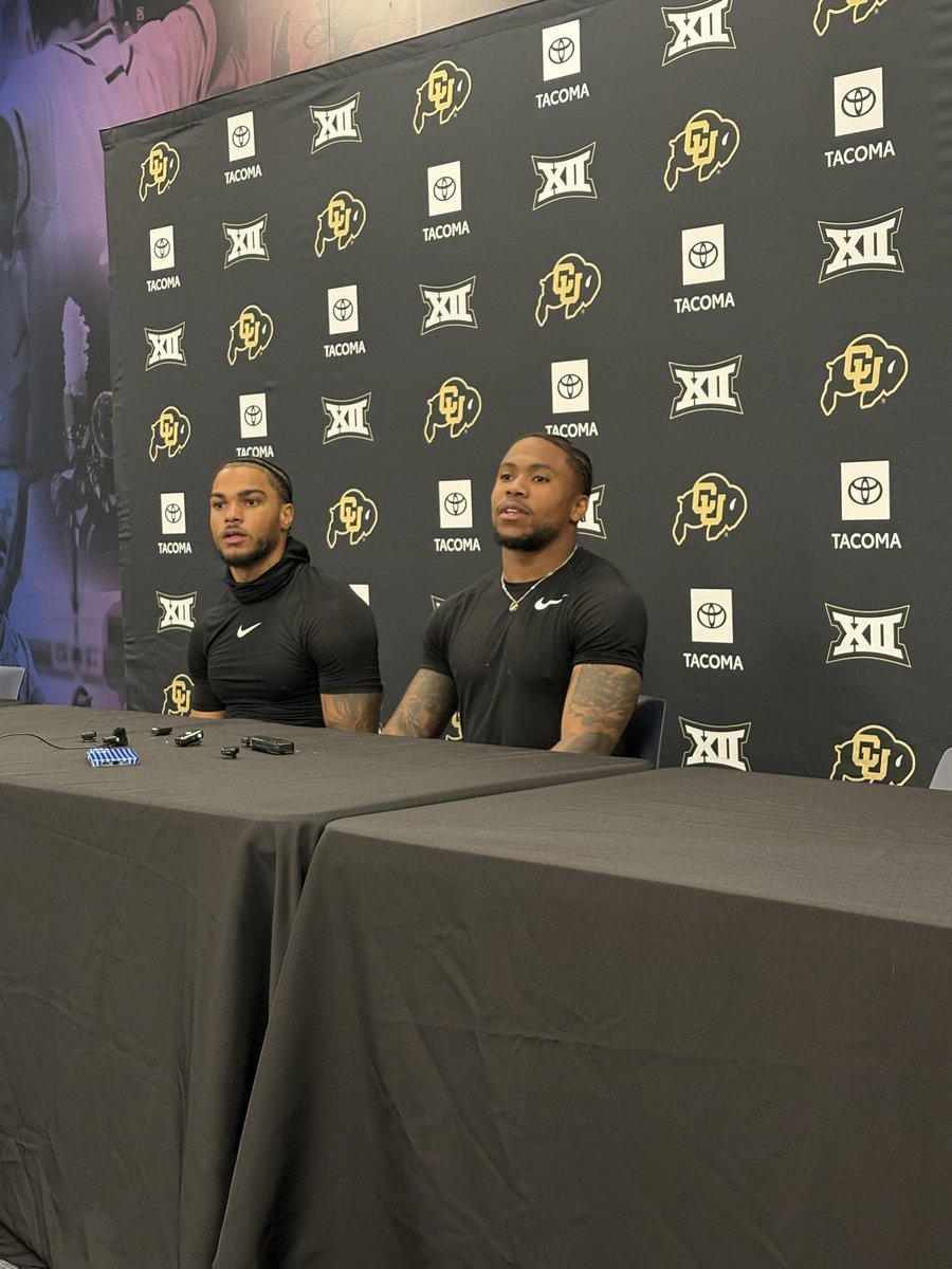 ScottProcter_'s tweet photo. Colorado WR DeAndre Moore Jr. says Brennan Marion is like an uncle and they’ve known each other since he was 16.

“This offense allows the players to have freedom.”

RB DeKalon Taylor: “Anybody in this offense can go off at any time.” https://t.co/BNVi6a70Ye