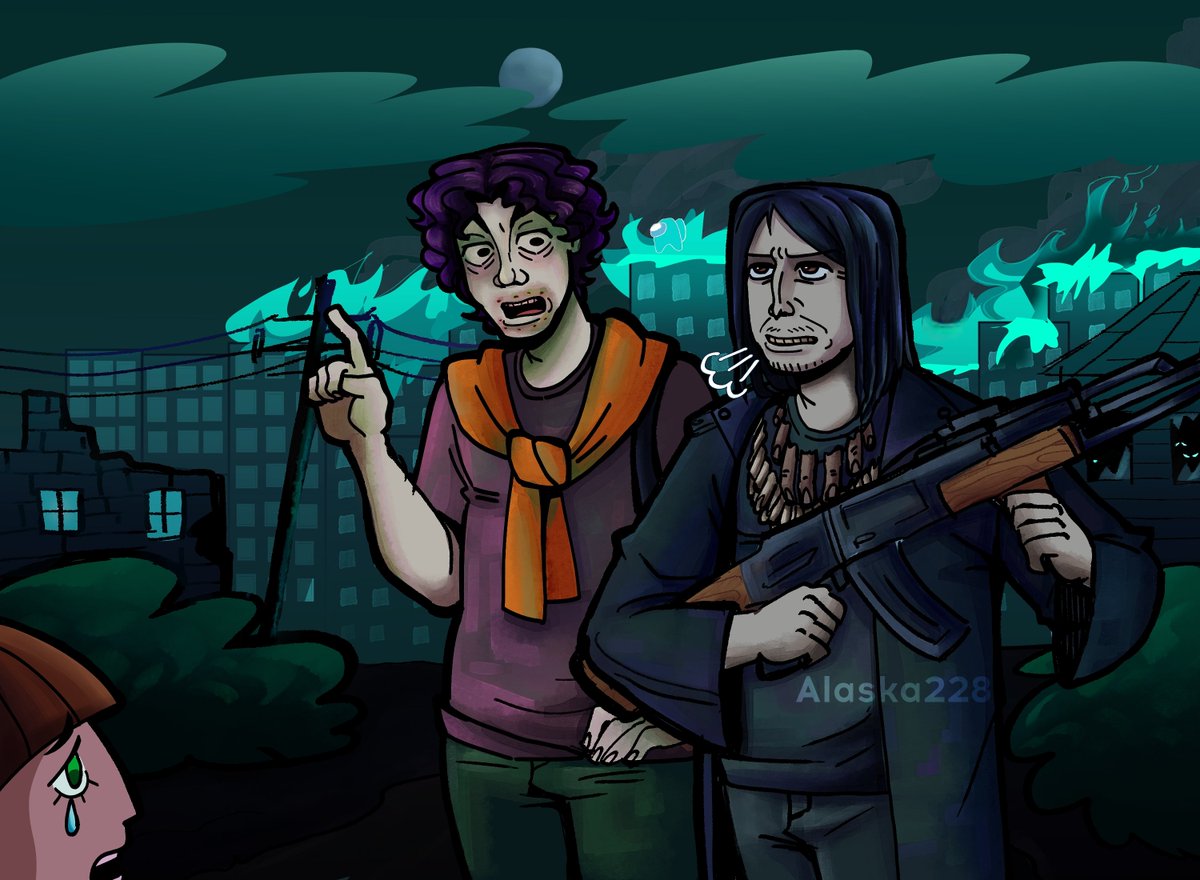 Alaska228a's tweet photo. Art from October 2025^^

#ninah #wireface #vigilante https://t.co/RB6KsiicDH