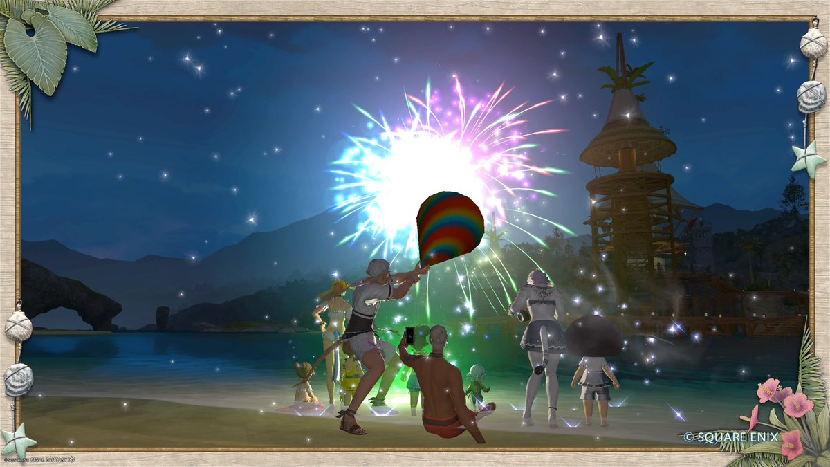 yucha777's tweet photo. クレセントアイルの息抜きに夏を満喫してみた🌴🌺✨

 #FF14 https://t.co/Qqc6MDa963