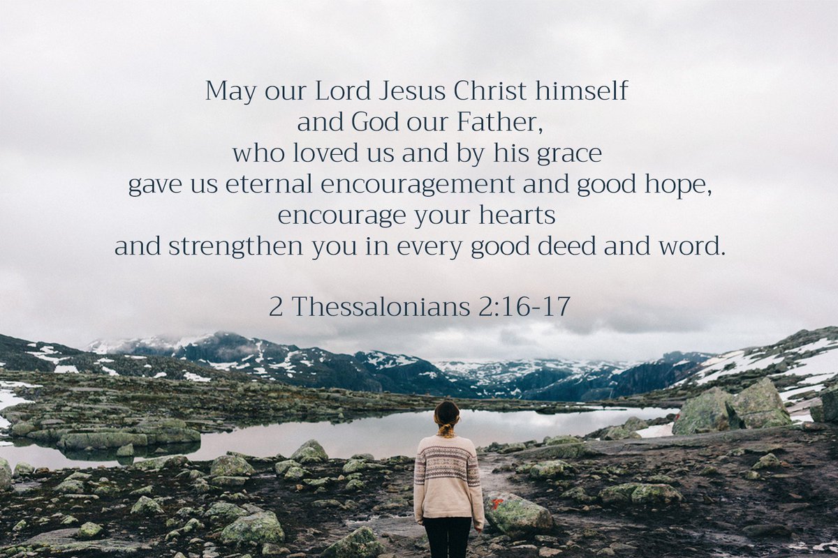 devotional_in's tweet photo. “Now may our Lord Jesus Christ himself and God our Father, who loved us and by his grace gave us eternal comfort and a wonderful hope, comfort you and strengthen you in every good thing you do and say.” 2 Thessalonians 2 : 16 - 17 

Are you feeling down, stressed, alone today? There is a great comfort in Our LORD, JESUS CHRIST, HE has given us an eternal promise that will never fail. Today's prayer is that we would rest in the comfort of Our Savior and realize man will fail us but JESUS CHRIST never will HE is always there for us ........ Be Blessed and turn to The LORD!!

Therefore if anyone is in Christ, he is a new creation; old things have passed away; behold, all things have become new 2 Corinthians 5 : 17

https://t.co/Vf7prvPC80

​ #God #Love #Jesus #Faith #life #peace #Bible #pray #Christian #church #JesusChrist #believe #prayer #Christ #spirituality #worship #praise #HolySpirit #Godisgood #truth #Bibleverse #amen #scripture #Lord #devotional #seekHimfirst #eimdaily #readthroughtheBible #Biblestudy #Christianity