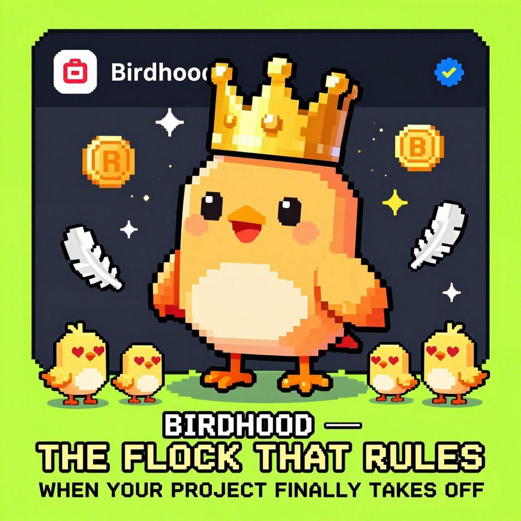 Praizze7's tweet photo. @Birdhoodart My pixel art entry into the $BIRD meme contest @Birdhoodart https://t.co/9ktW7Smkq7