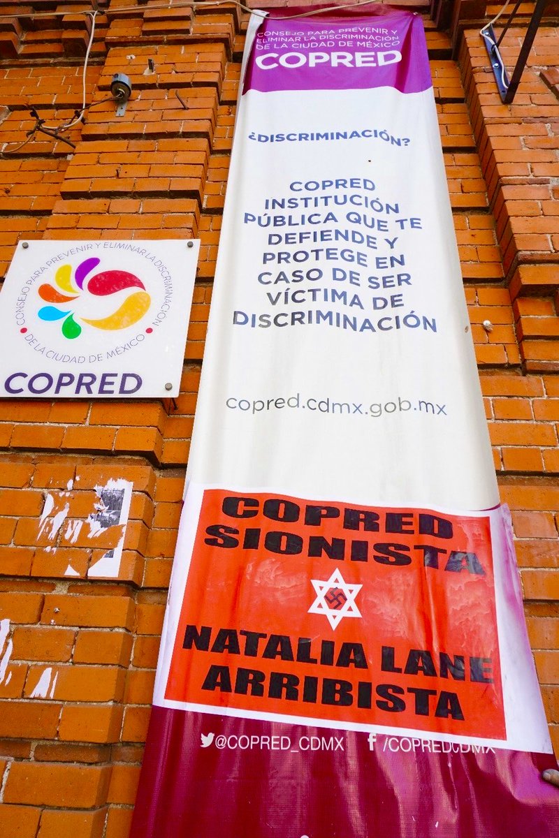 CARPETA_COPRED's tweet photo. @luisrodacot @mario_delgado @PartidoMorenaMx @CitlaHM @A_MontielR Y mientras tanto la institución inútil y CORRUPTA que es @COPRED_CDMX que debería ocuparse de combatir la 
discriminación con un presupuesto millonario del Erario Público, fundada por @Jacquie_LHoist lacaya de #laperritadeltrump que impuso a la siønista @Geraldina_GV NO HIZO NADA https://t.co/RIL44kFjAs