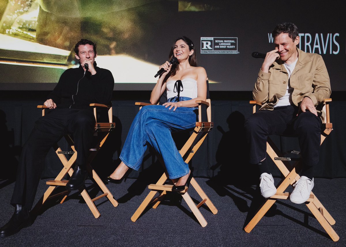 PNemiroff's tweet photo. What a delightful trio to get to moderate for. ❤️🎥

@alamodrafthouse and team One Night Only, huge thanks for having me!

📸 Randall Bellows III https://t.co/CuLIrN4g9t