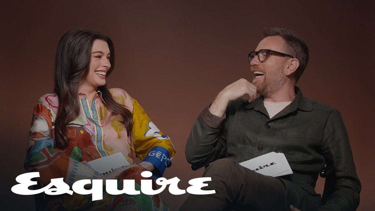 JediNewsNetwork's tweet photo. Ewan McGregor Talks Star Wars with Anne Hathaway and Shares Desire to Return as Obi-Wan Kenobi - https://t.co/76QrghpVqj #StarWars #EwanMcGregor #ObiWanKenobi #EwanMcGregor #AnneHathaway #JJAbrams @bad_robot #EndOfOakStreet @Esquire https://t.co/nbbddm1ao5