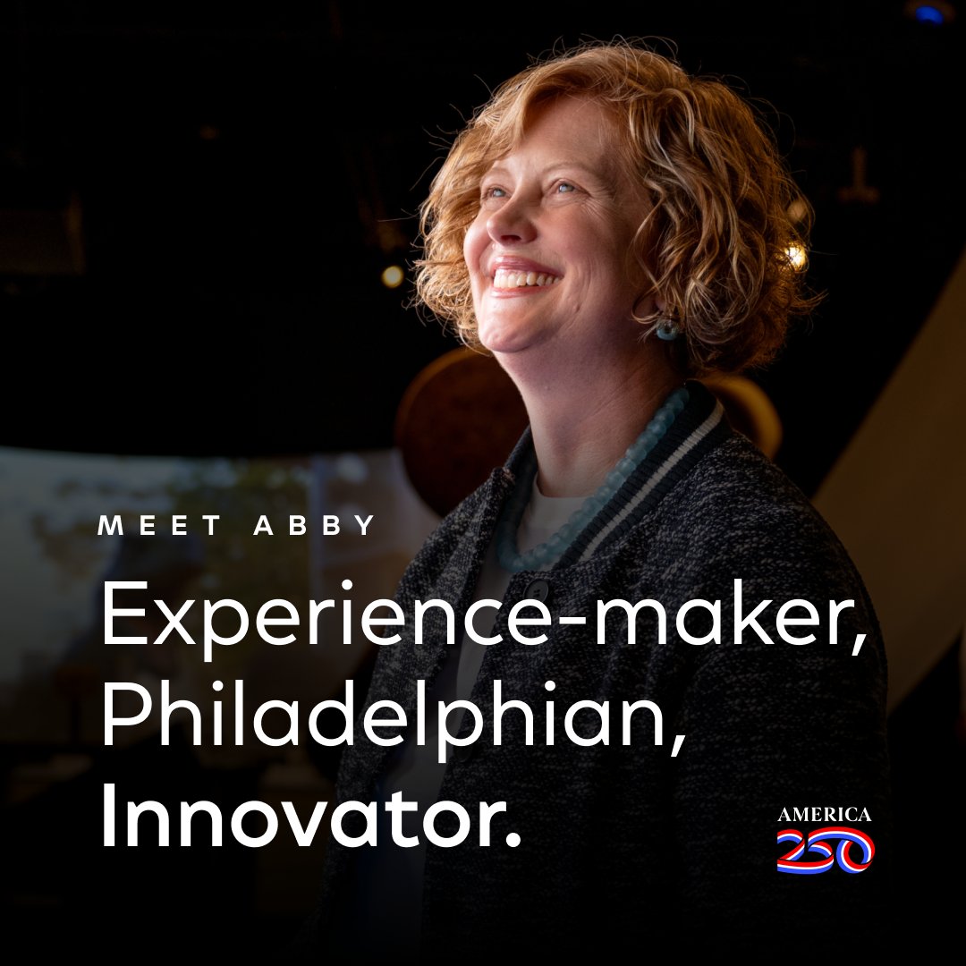 comcast's tweet photo. Philadelphia's innovators are shaping America's future. Just like our customer Abby, Chief Experience Officer at The Franklin Institute. https://t.co/Ob4weyTET0 https://t.co/TyX23bDNqh