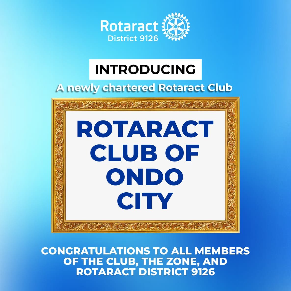 rac_ondocity's tweet photo. Officially Chartered! 🎉
A proud milestone for the Rotaract Club of Ondo City! Together, we begin a new journey of service, leadership, fellowship, and lasting impact. Here's to a brighter future! 💙❤️
#rotaractondocity #CreateLastingImpact #rotaryinternational @Rotary https://t.co/MEKHKVBCwj