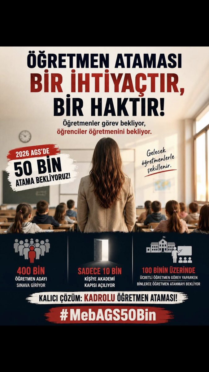 AysegulOzipek1's tweet photo. @cuneytiltus @RTErdogan Öğretmen varsa umut vardır.
#MebAGS50Bin @RTErdogan @dbdevletbahceli @Yusuf__Tekin @TalipGeylan06 @tcmeb https://t.co/NTILYFqBtT