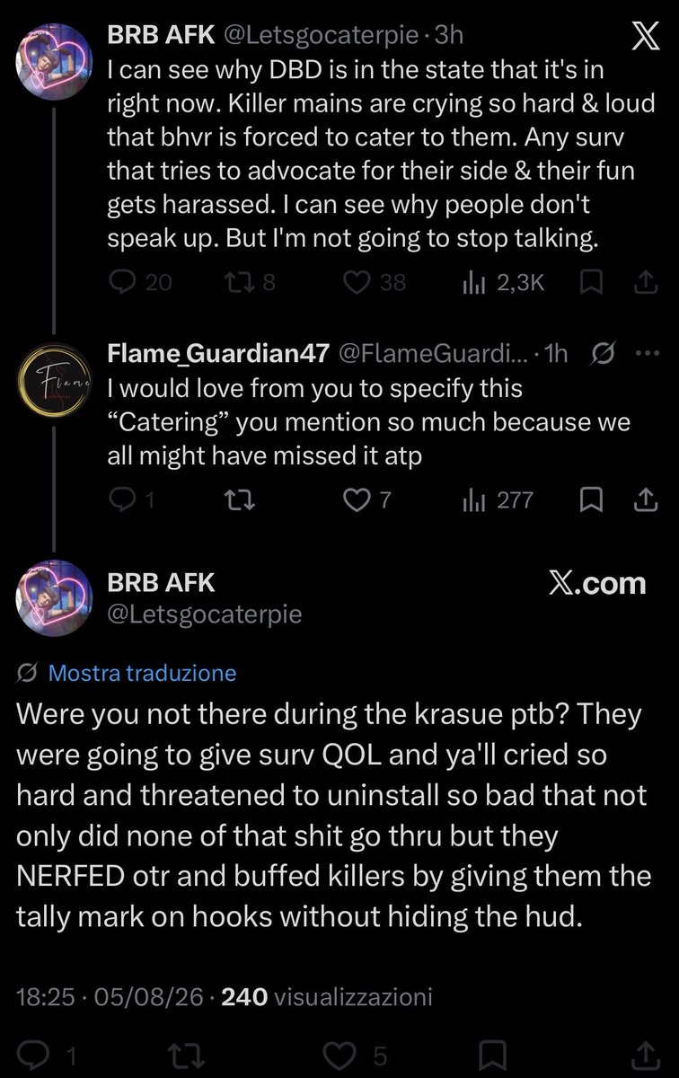 FlameGuardian47's tweet photo. @Letsgocaterpie 
You mentioned the patch that gave free Unbreakable and no DC penalty if you get healed from the dying state twice and then blocked me?
You’d rather not continue your pointless argument that you rather do this childish behavior instead of a serious discussion https://t.co/7bBrau6jjC