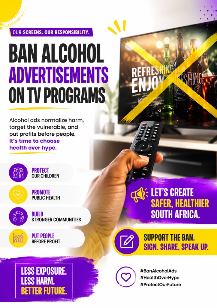 SkapiKai1's tweet photo. This needs to happen, it’s about time. We ban alcohol’s advertisements on our screen. Please like and share 🙏🏾🙏🏾🙏🏾
#BanAlcoholAds https://t.co/S3FWUvld1l