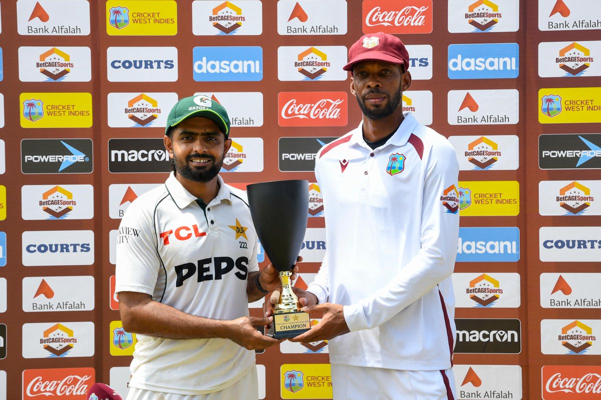 cricinfo's tweet photo. The two-match series ends level at 1-1 🤝 🏆 https://t.co/9dGzEgoaeu