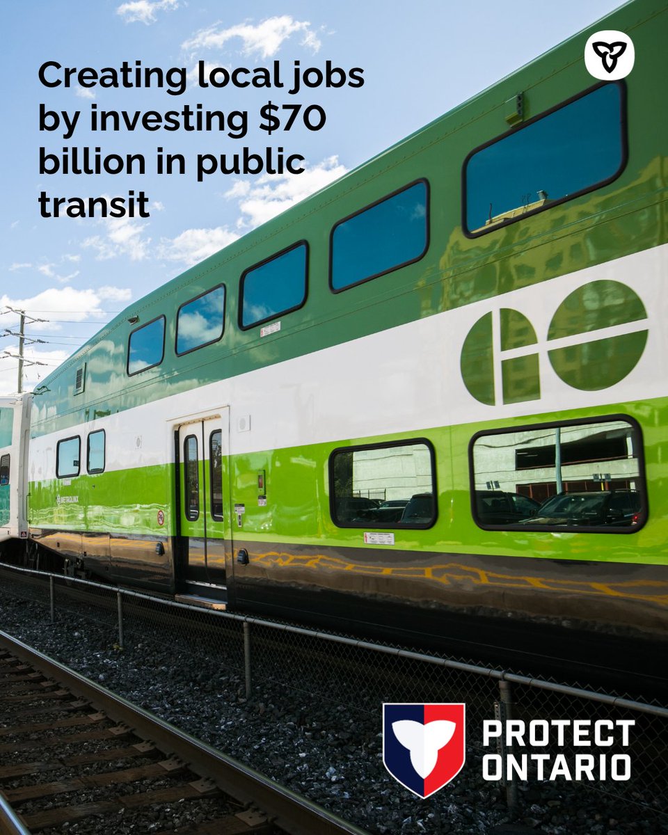 NatKusendova's tweet photo. Through our historic $70 billion plan to build, we’re delivering the largest public transit expansion in North America.

We're building the transportation infrastructure that will grow the economy, keep people moving and create good-paying jobs. https://t.co/22np5SJnt8