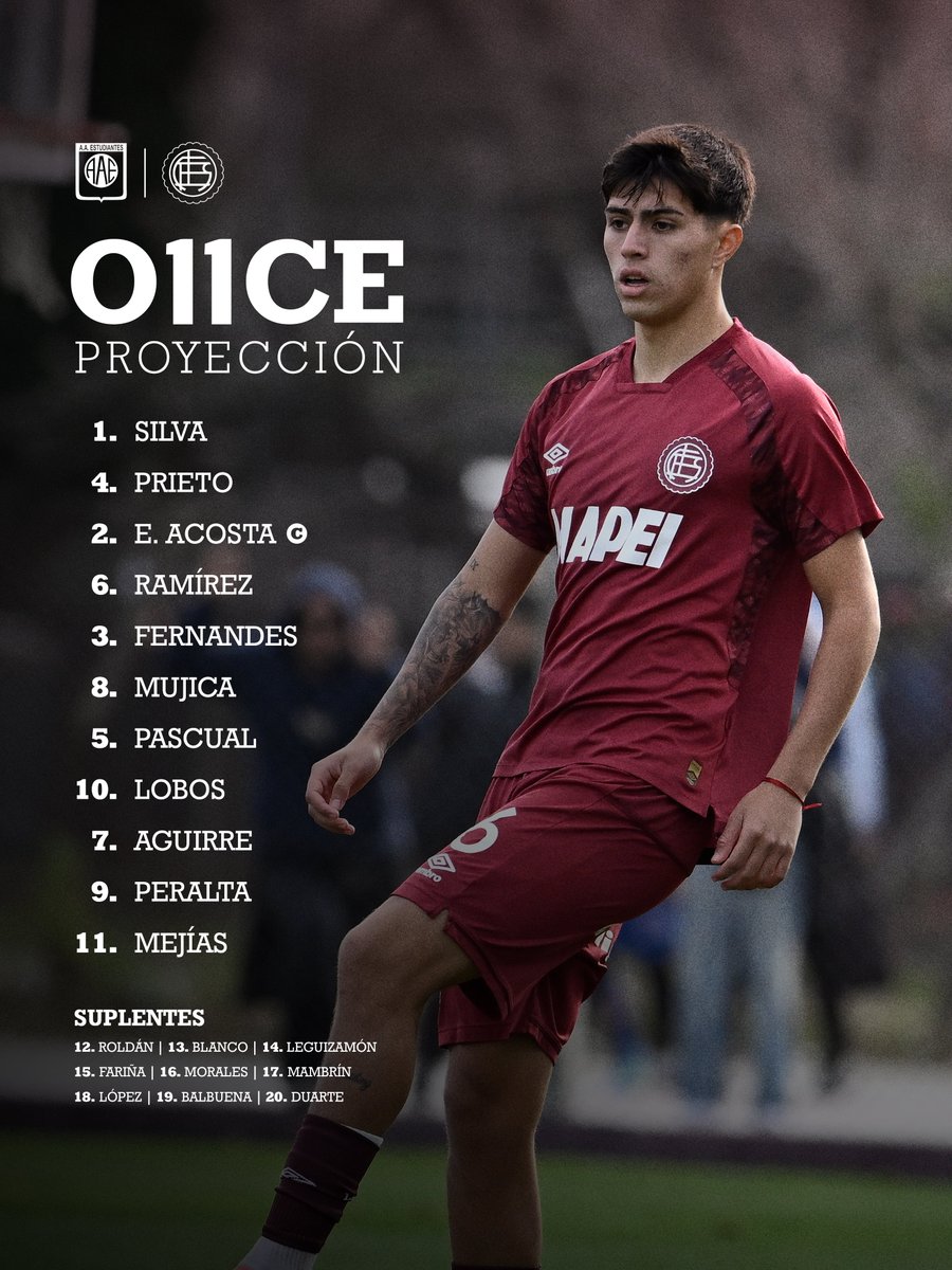 clublanus's tweet photo. #LanúsProyección 🇱🇻 El Grana está confirmado para el partido contra Estudiantes de Río Cuarto

🏆 #TorneoProyección Clausura 2026
📌 3ª fecha

💻📲 Transmisión de https://t.co/LQFJN06YLM https://t.co/C6MwM4orqf