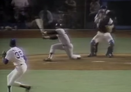 DFGJFG713's tweet photo. @OleTimeHardball 1978 World Series Game 2 NY vs LA at LA top of the 9th 2 outs and 2 runners on and Dodgers leading 4-3

21 year old rookie Bob Welch strikes out Reggie Jackson in a 9 pitch 7 minute battle with a high, hard fastball to end the game.

Reggie hit a 2 run homer off Welch in game 6. https://t.co/M36rJhP617