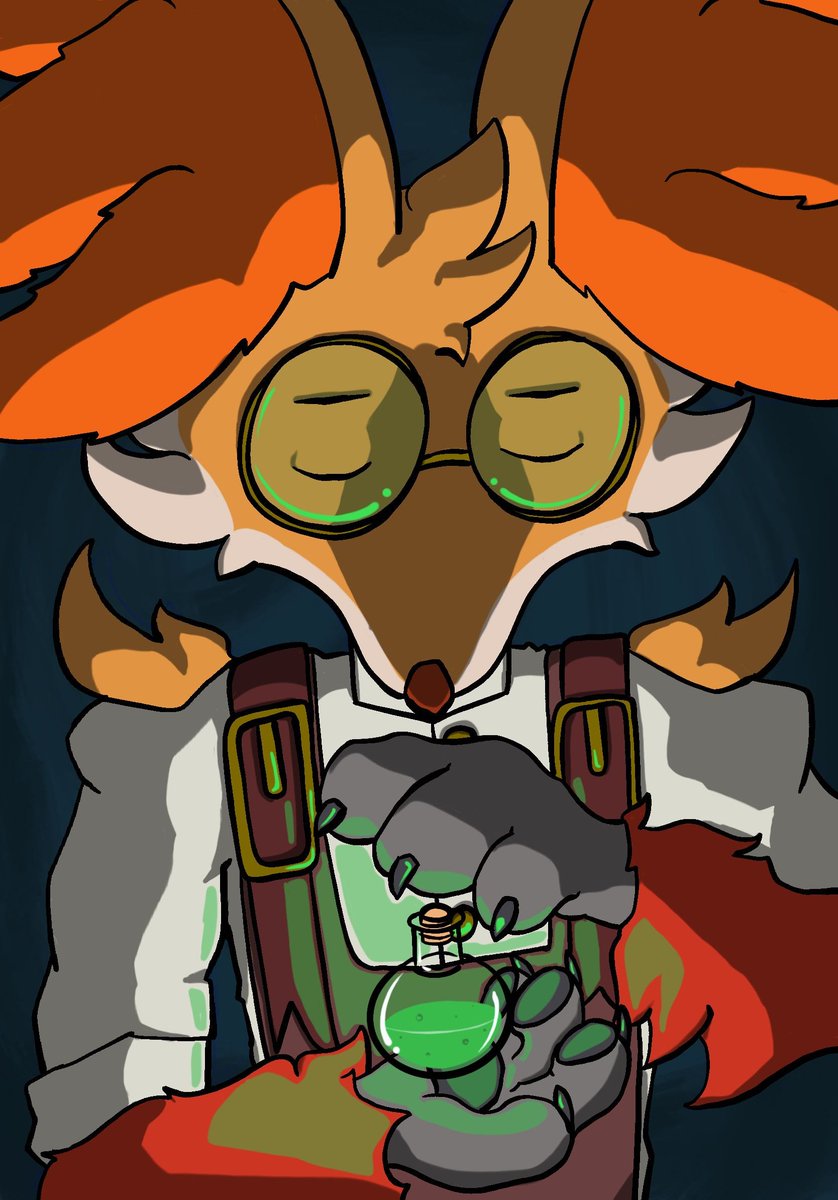 AlchemistPhox's tweet photo. Don't worry, it's a totally normal potion ... Or is it?

You'll find out VERY soon! 🧪 https://t.co/qbysorLigR