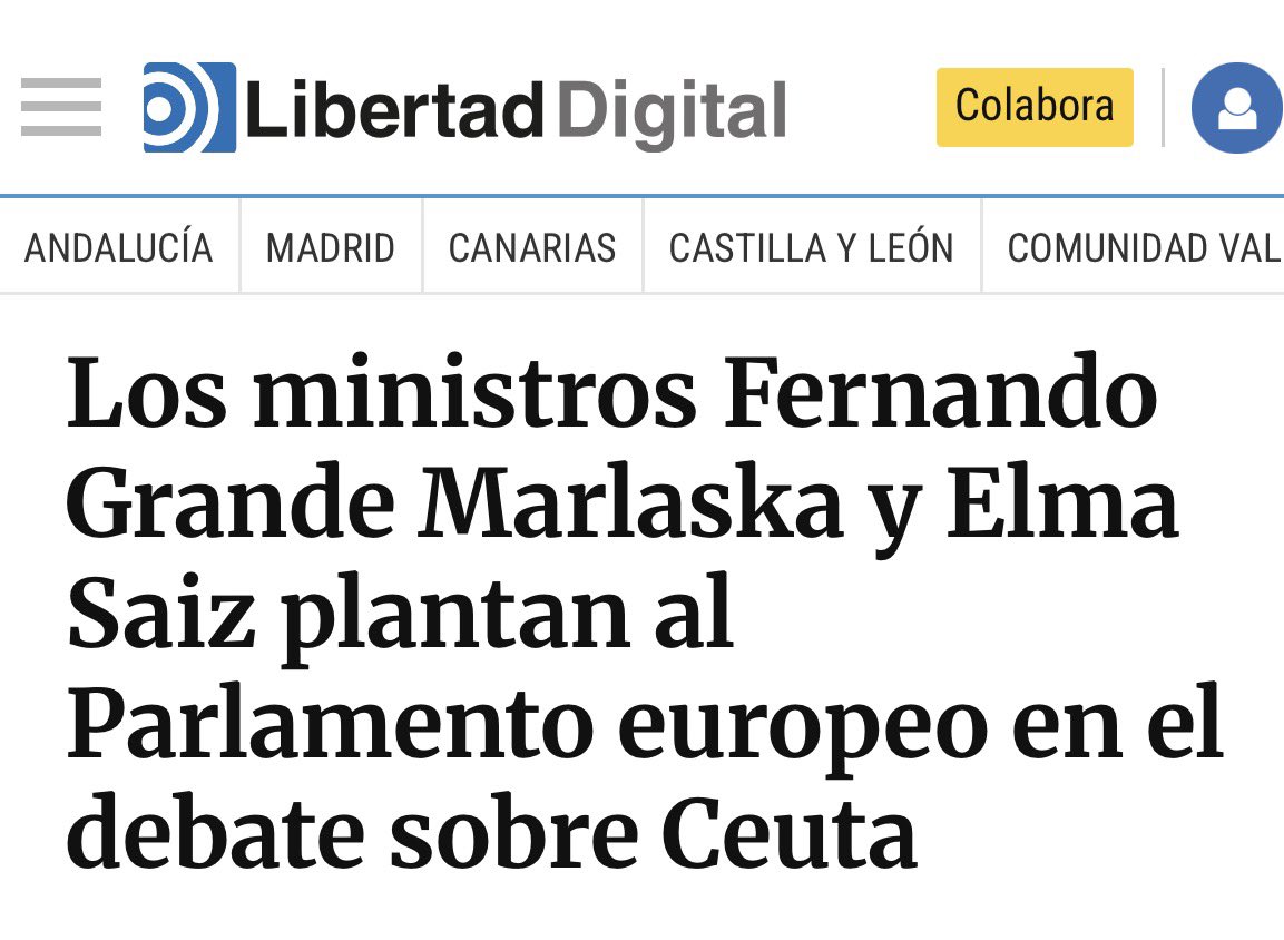 DolorsMM's tweet photo. Marlaska y Elma Saiz no hicieron nada para frenar la invasión de 80.000 personas en Ceuta.

Casi una semana después, siguen sin hacer nada para identificar y expulsar a los 6.000 que quedan.

Pero ahora no tienen tiempo para dar la cara ante el Parlamento Europeo.

Son alérgicos al control, la transparencia y la rendición de cuentas. 

Por eso huyen.
Como su amo.