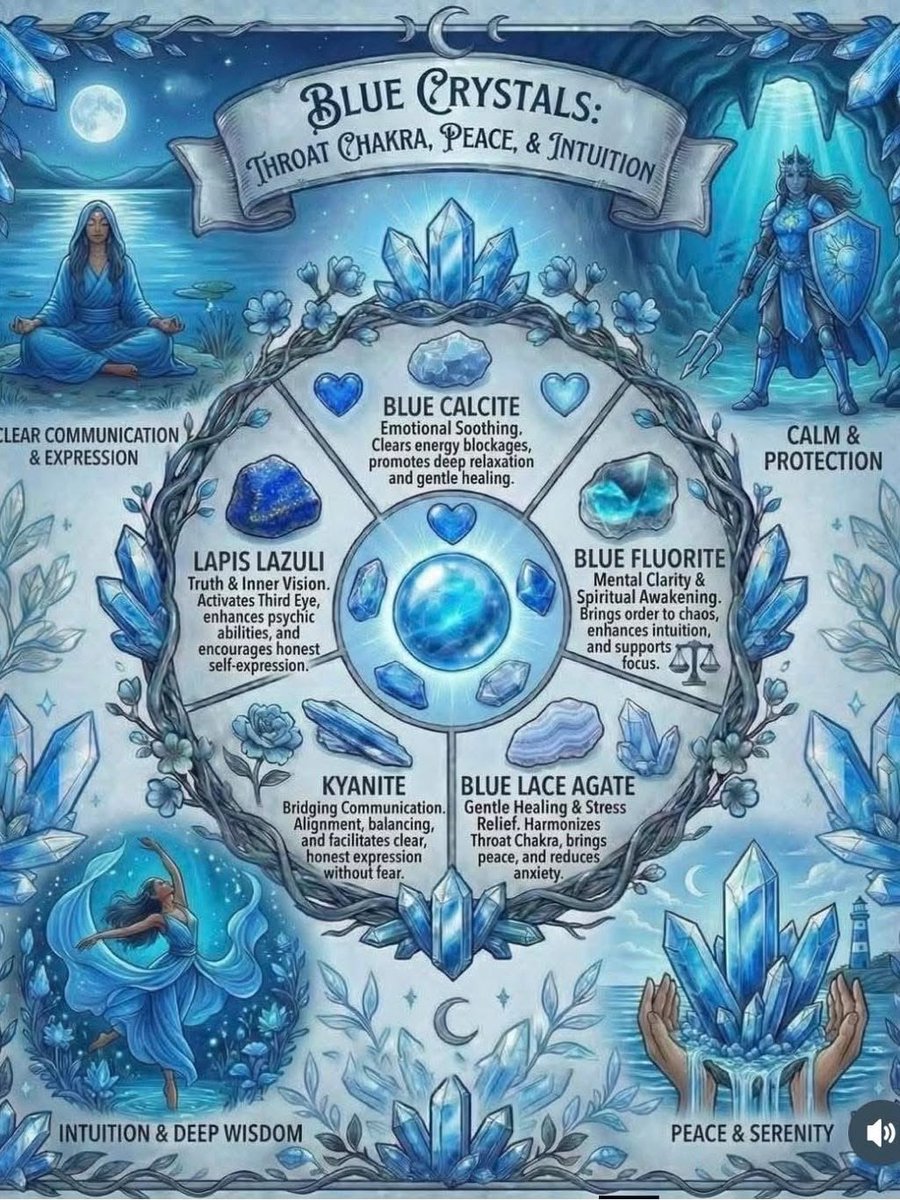 thewitchbrmclst's tweet photo. Blue Crystals https://t.co/GyoFXUumPq