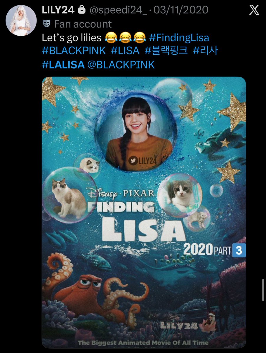 speedi_24's tweet photo. Looooool
I’ve found some of my old tweets and I can’t stop laughing 🤣🤣🤣🤣 Ngl, I almost pulled the same move when Lisa went mia recently 😭 https://t.co/cLmwglcl8Y