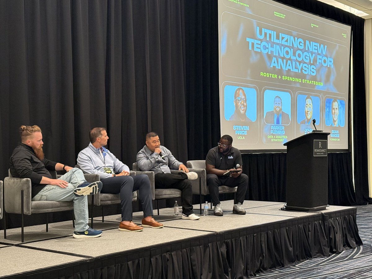 FBRecSymposium's tweet photo. Utilizing new Technology for Analysis 📈 

Presented by @Teamworks https://t.co/eNNxdiEBRF