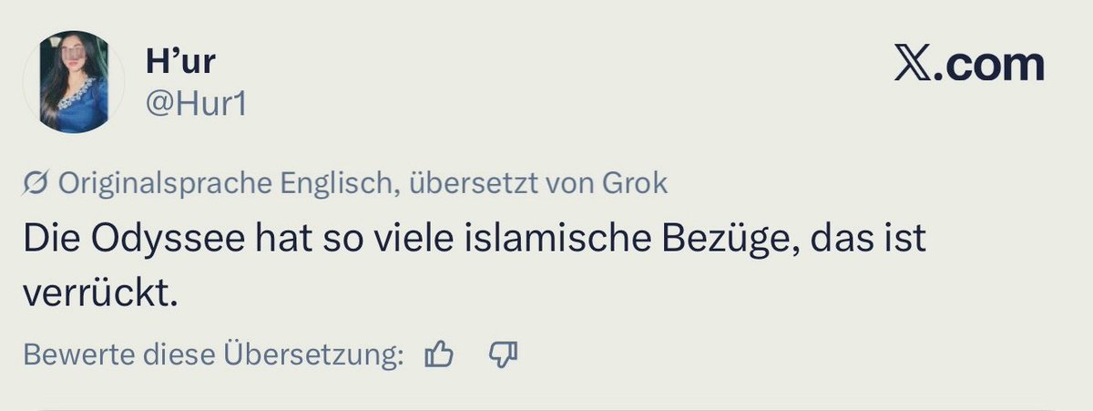 Regendelfin's tweet photo. Homer schrieb die Erzählung der Odyssee etwa 1.300 Jahre vor der Geburt des Islams nieder - aber was bedeuten heutzutage schon Fakten und historische Genauigkeit? Völlig egal: Free Palestine! https://t.co/MgWAzXNAAY