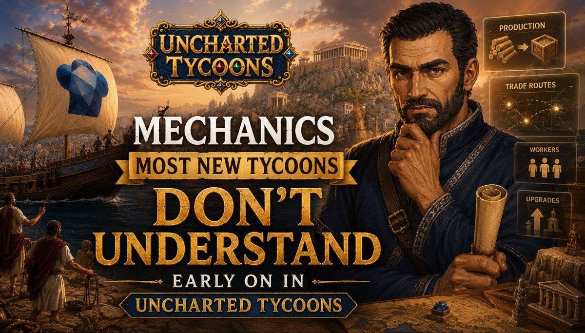 TheeZzyy's tweet photo. Mechanics most new Tycoons don't understand early on in Uncharted Tycoons

New Tycoons get the core loop down fast, buy ingredient, pick port, sail, unload. But what separates a profitable tycoon from others isn't knowing the loop, it's knowing how most things work

@gram_voyage https://t.co/IP7q9LPajx