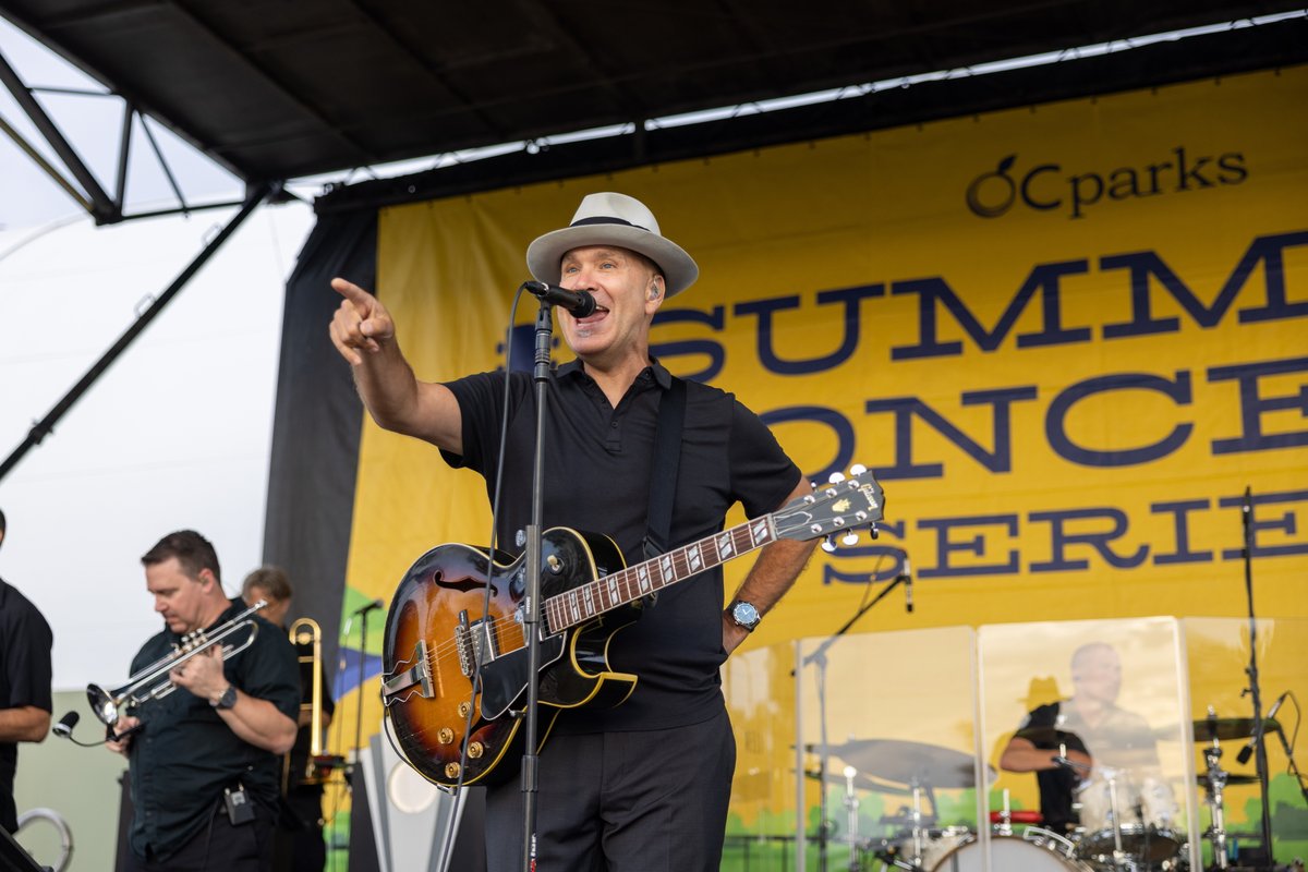 OCParks's tweet photo. Get ready to put a little swing in your step because Big Bad Voodoo Daddy is back!  🎷 Join us Thursday, August 20 at Mile Square Regional Park in Fountain Valley for an evening of jazz and big band favorites with contemporary swing revival band @BBVD.
 #OCSummerNights #OCParks https://t.co/zY0OaO913n