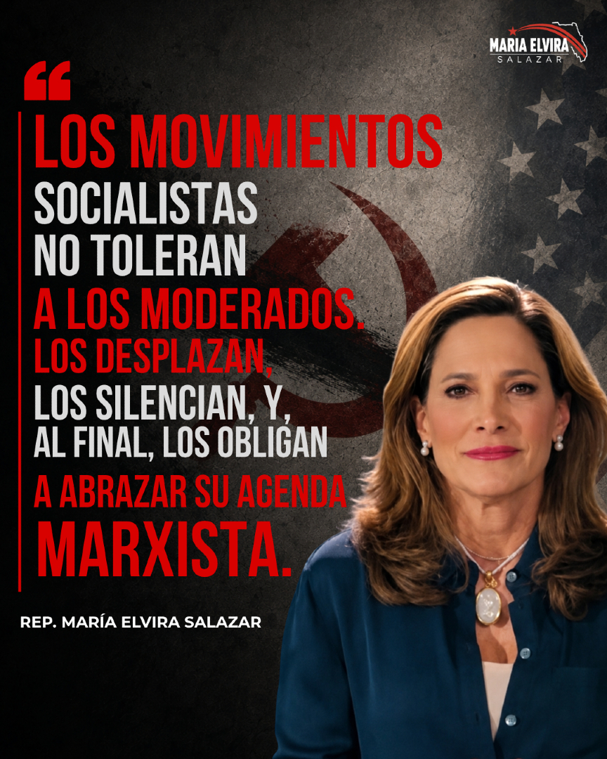 MaElviraSalazar's tweet photo. The Democratic Socialists of America are no longer on the fringe. 

They are rapidly reshaping today's Democratic Party and pulling it further to the left.

Socialist movements don't tolerate moderates. They sideline them, and eventually expect them to fall in line.

America should pay attention.