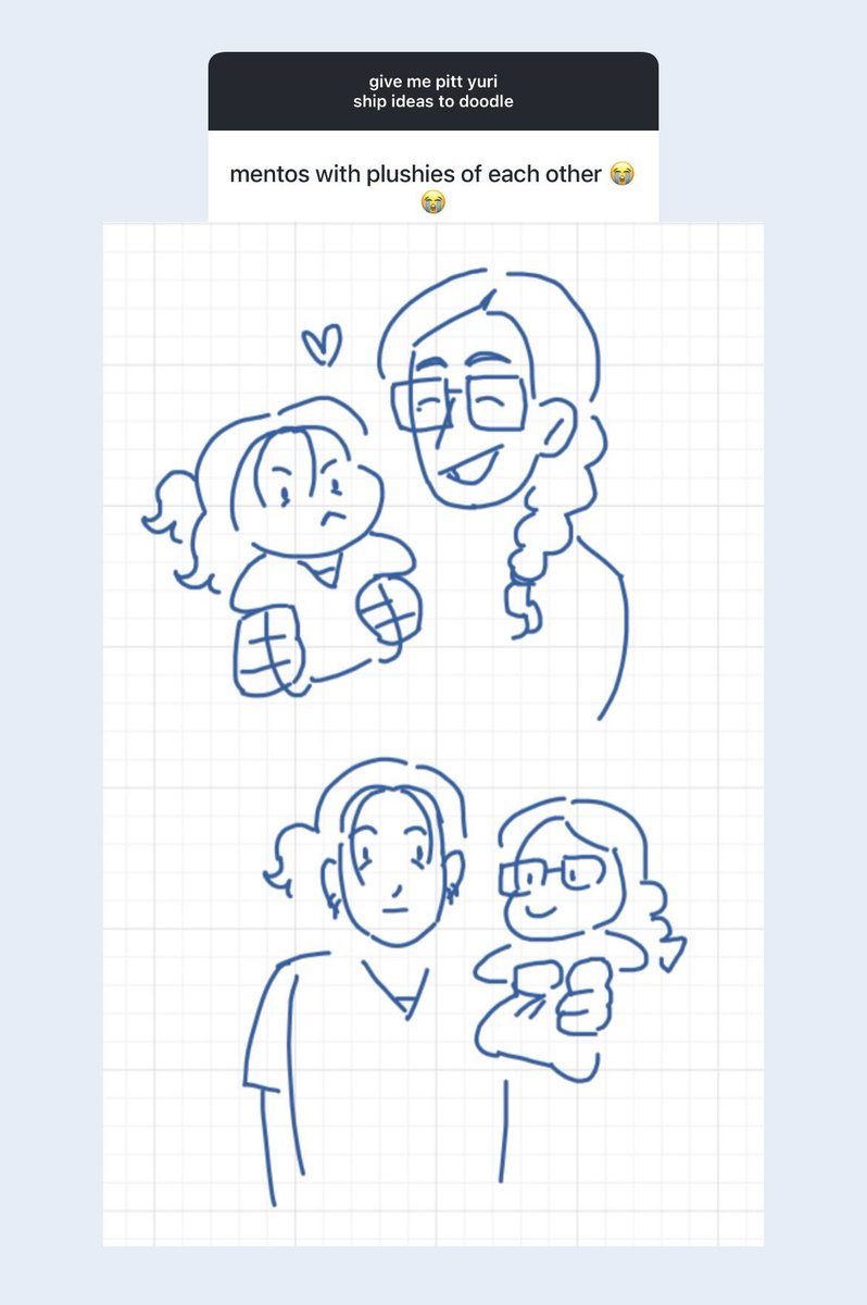 softmcshimi's tweet photo. mentos, mellis, crashtos, and surgyuri doodles 💙 https://t.co/IQsaezkCSi