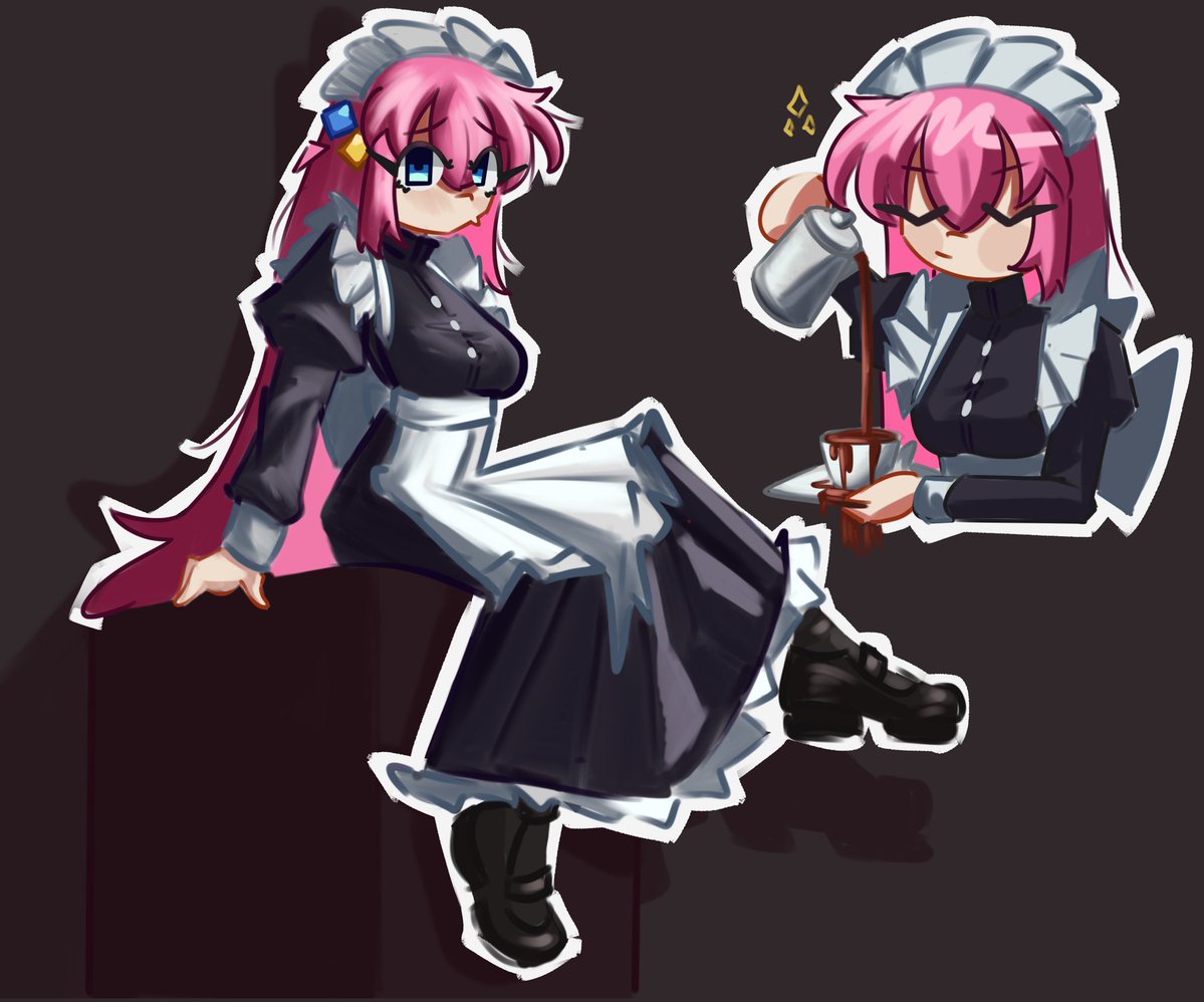 Lyskalynn's tweet photo. Maid Bocchi
#ぼっち・ざ・ろっく  #BocchiTheRock https://t.co/pZhwWI434o