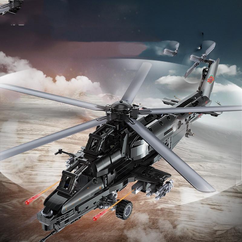 UnicunShop's tweet photo. Who needs flight school when you have 990 bricks and missile launchers? 🚁💥 Build your own Military Wuzhi 10 Helicopter! It doesn’t fly, but it definitely looks cool on a desk. Grab yours here: https://t.co/VLIkRiwwT2
#CaDA #BrickBuilding #RCHelicopter #TechToys #GiftIdeas https://t.co/YVjU3nUcxS