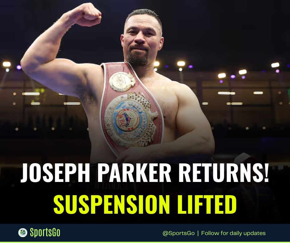 SportsGo9's tweet photo. π¨ JOSEPH PARKER IS COMING BACK. π₯
The heavyweight revealed that his provisional suspension has been lifted following the failed drug test that surfaced after his loss to Fabio Wardley last October.
#JosephParker #Boxing #Heavyweight #FabioWardley #BoxingNews https://t.co/iujaC0Fqtf