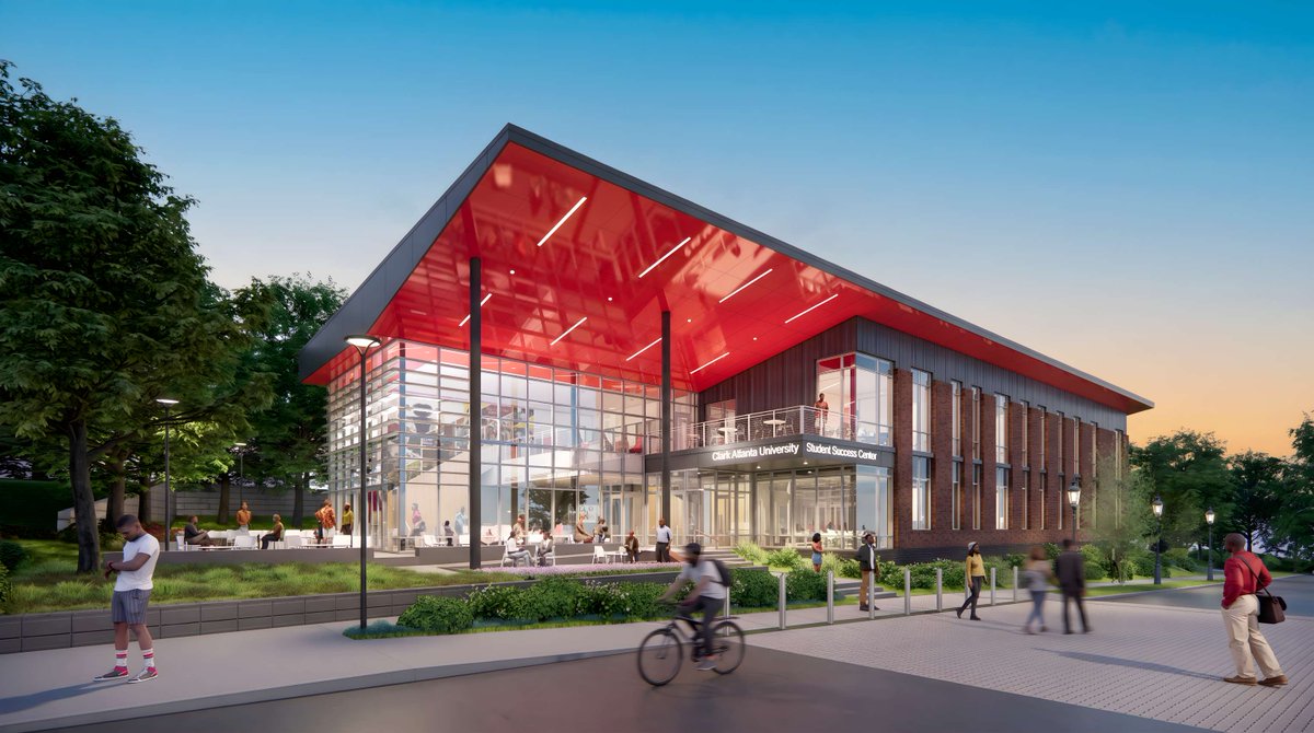CAU's tweet photo. A new chapter is taking shape at Clark Atlanta University. 🏛️

Opening in Fall 2026, the Student Success Center will provide Panthers with academic support, career resources, and opportunities to thrive from enrollment through graduation.

Read more: https://t.co/aP8dtI7xss https://t.co/Q6U85O0vLz