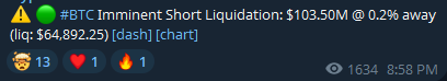 sealed_satoshi's tweet photo. 🚨 All $BTC needs is a 0.2% sneeze to vaporize $103.5M in shorts on Hyperliquid

Turn on notifications for alerts like this 🔔 https://t.co/tDdOX9mUlH