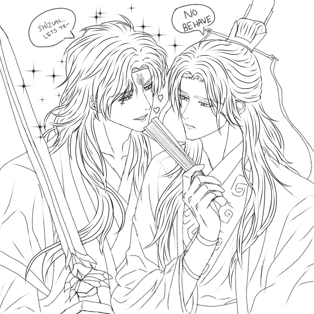 SarikaReixev's tweet photo. Bingqiu mischievous behaviour part 2 
#svsss #LuoBinghe #ShenQingqiu #bingqiu https://t.co/H4T6ERZIfX