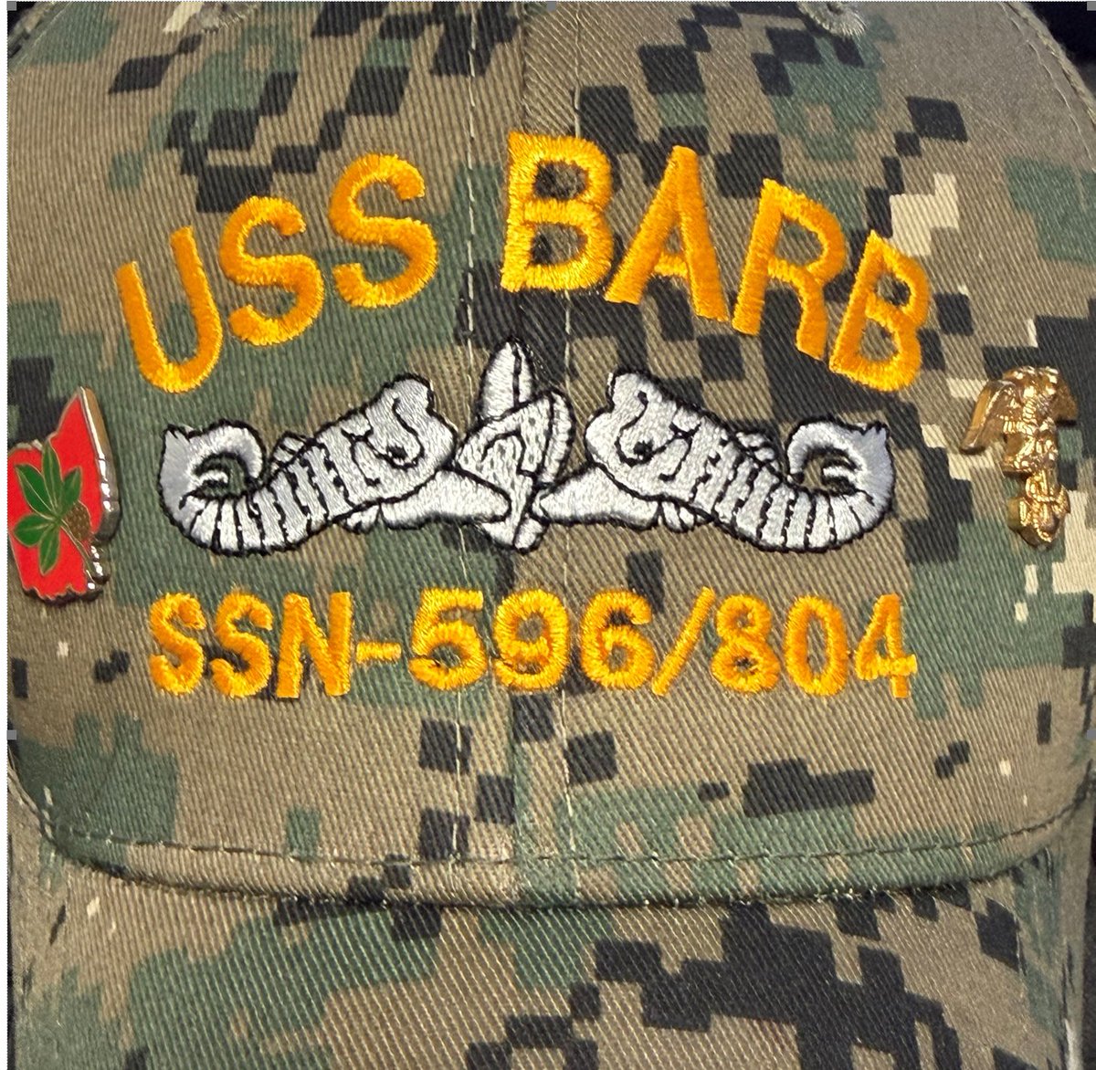 JPR_SSN_596_804's tweet photo. @USN_Submariner picture got cut off oh well....even have a good one the actually says USS BARB SSN-596 &amp; SSN-804 around dolphins....guess their unique now.... https://t.co/RCtEZhCtoX