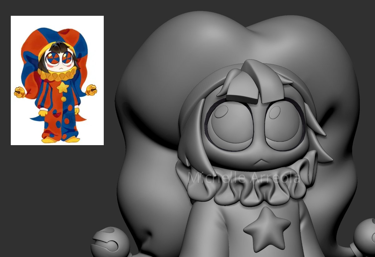 RainMichi's tweet photo. #pomni #baby 🍼💙❤️🎪

🎪I love this version of Pomni ❤️💙

🎪this 3D model is based on the super cute art of @gx_tuna (on instagram)💕

#3d #tadcㅤ #THEAMAZINGDITIALCIRCUS  #WIPㅤ https://t.co/3DPV5Snzq5
