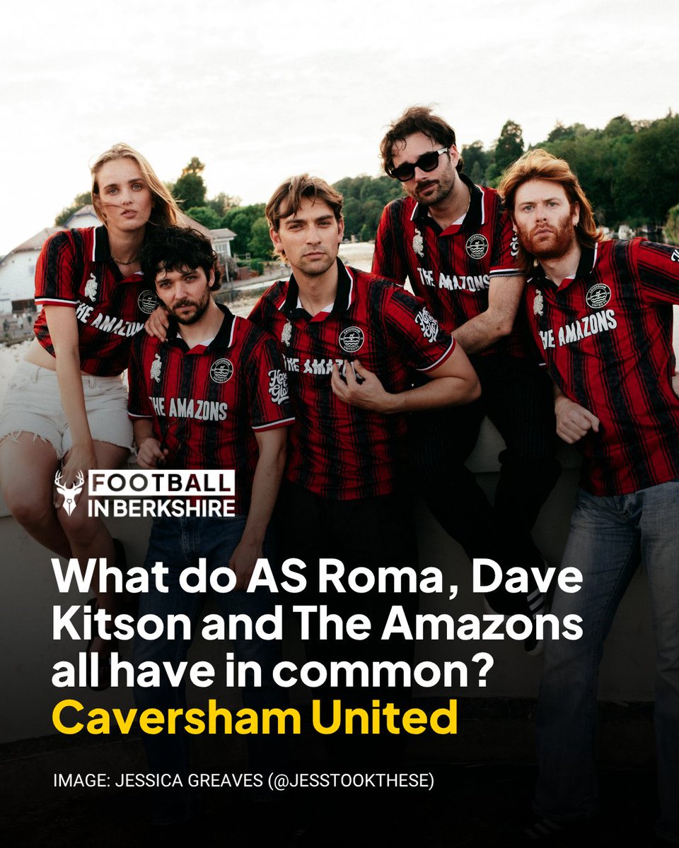 fiberkshire's tweet photo. Caversham United unveil brand new away kit - designed in collaboration with Reading-based rock stars The Amazons.

Full story and pre-sale link: https://t.co/PBzNG0HBt9 https://t.co/Zeyx6Iz1fB