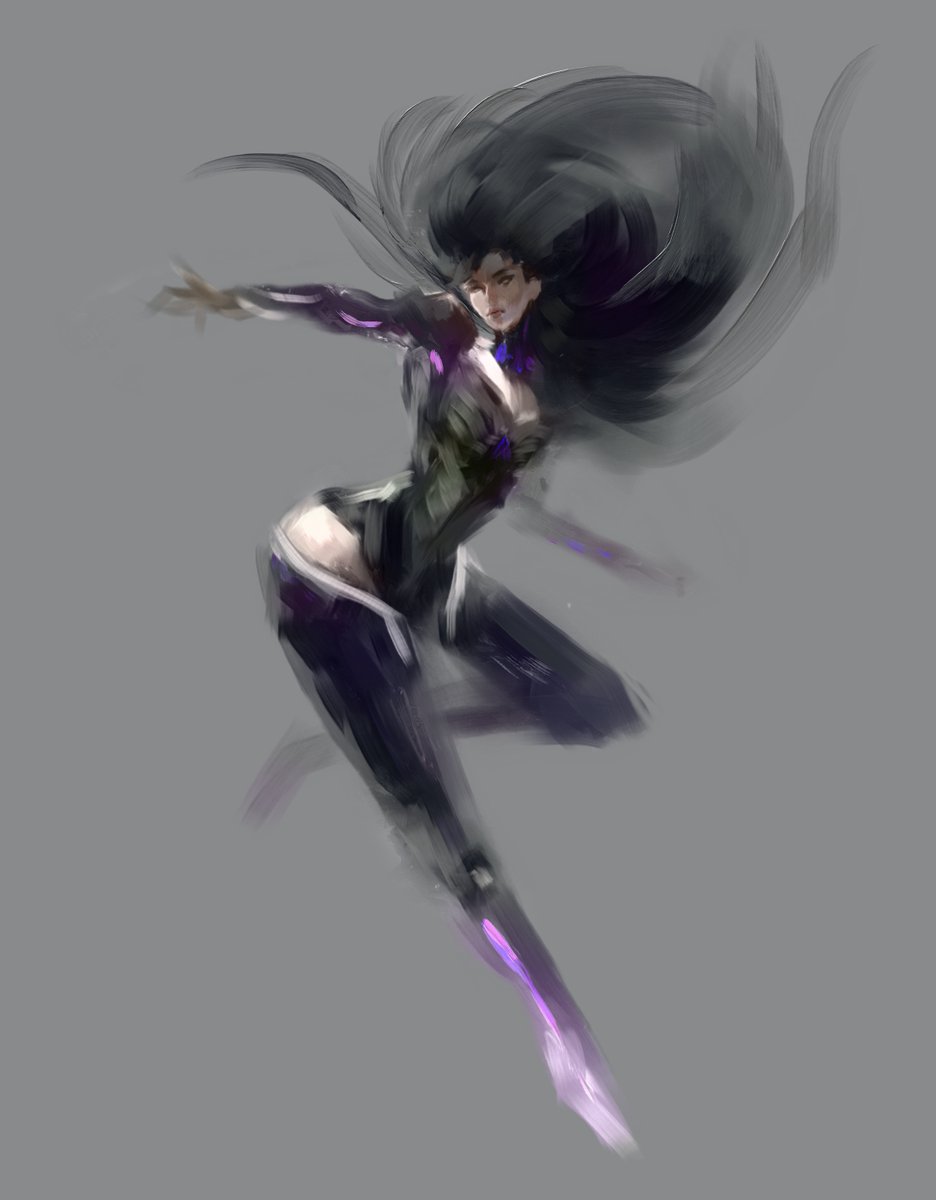theDrunkart's tweet photo. Day 2 on Kaisa, from greyscale to color #digitalart #artshare #artmoots #leagueoflegends #kaisa https://t.co/NmsfifM6CV