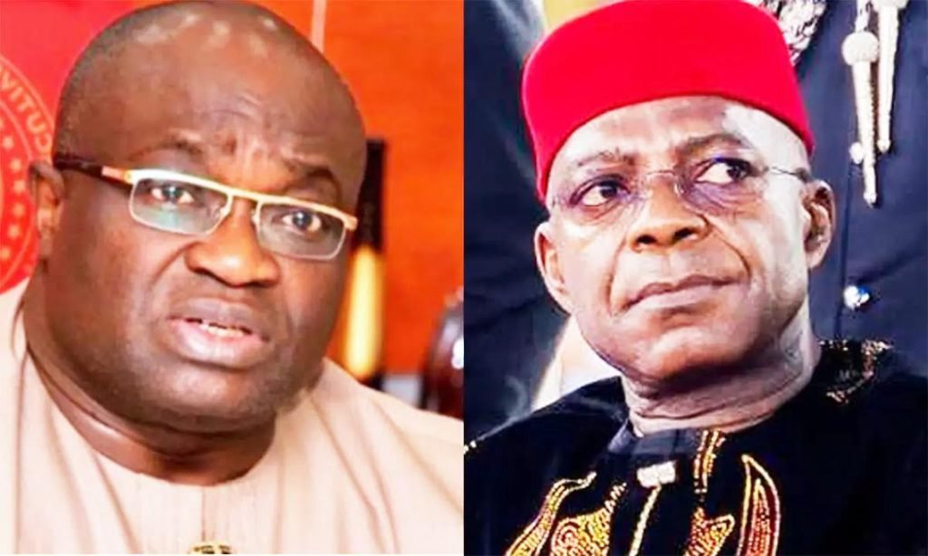 IgboHistoFacts's tweet photo. Former Abia State Governor Okezie Ikpeazu signed a law entitling former governors to:

• A police orderly
• Two DSS operatives
• Lifetime medical care
• 100% of their salary for life
• Two police officers to guard their residence
• Allowances for a cook, steward, driver and gardener
•Official vehicles worth ₦20 million, replaced every four years

The same benefits also applied to former deputy governors.

After assuming office, Governor Alex Otti scrapped the law, describing the five-star retirement benefits as an unnecessary burden on public funds.
