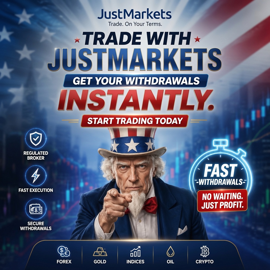 HusseinGFT's tweet photo. Tired of waiting days for your withdrawals?

Trade with JustMarkets and get your money INSTANTLY.

✅ Regulated broker  
✅ Fast execution  
✅ Secure &amp; instant withdrawals  

No waiting. Just profit.

Start trading today 👇 https://t.co/h59aX3DqvG