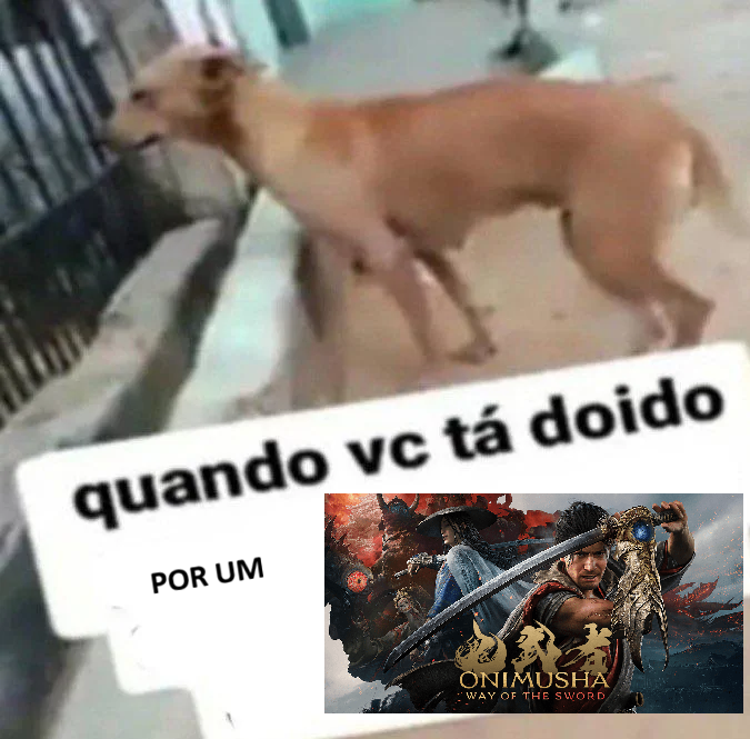 NicoEstevam's tweet photo. essa pessoa não aguenta mais esperar pra jogar o Onimusha novo @_velosoB https://t.co/SyDG0SR7lH