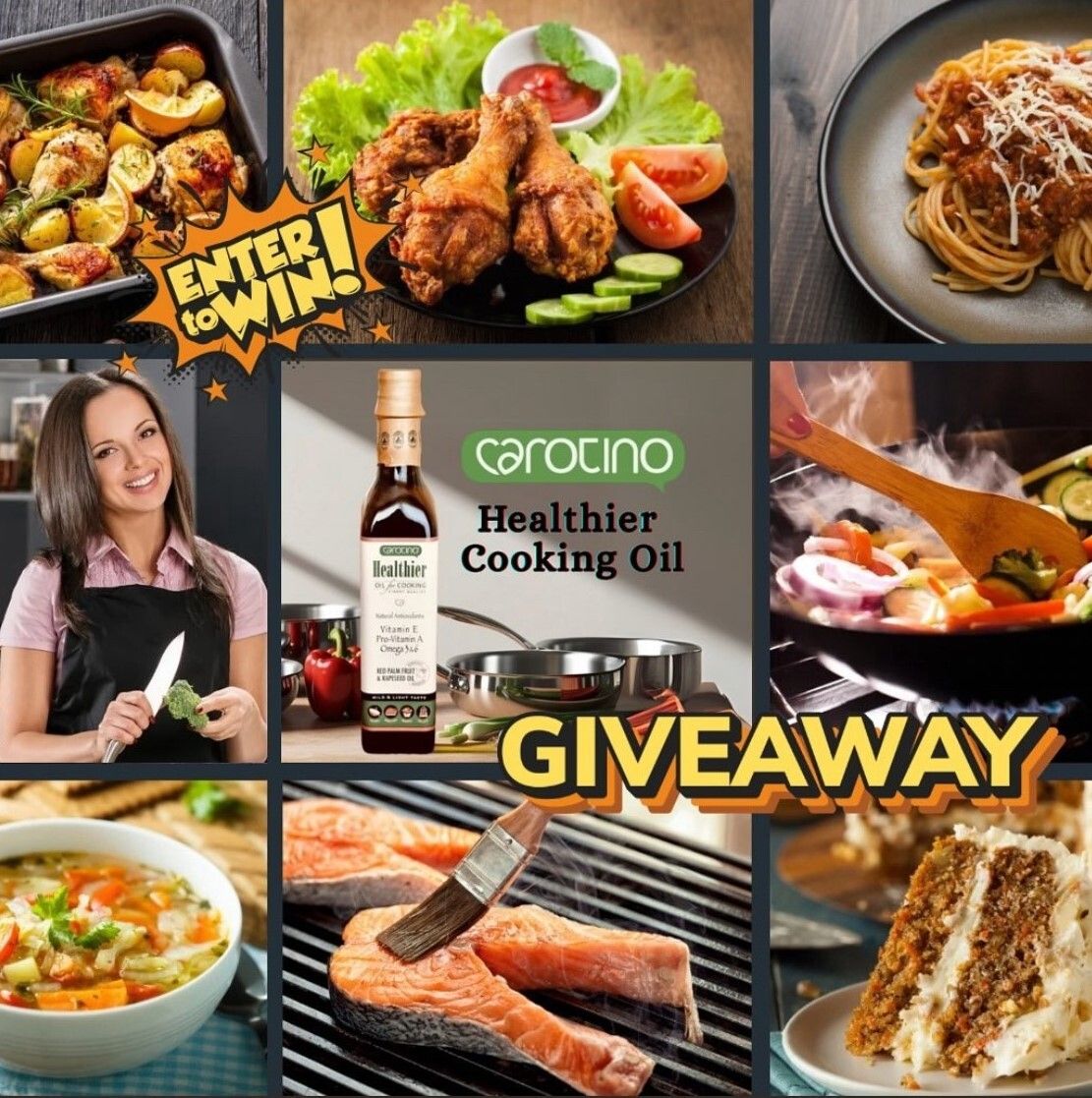 CarotinoOil's tweet photo. Have you entered our latest #competition for the chance to #win a £50 Sainsbury's gift card with versatile, vitamin-rich Carotino Healthier Cooking Oil? Enter now to make sure you're #inittowinit https://t.co/MMuiIS9pAH #giveawayalert #Giveaway https://t.co/XADkO06idb