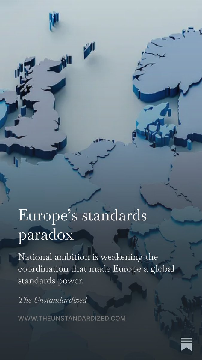 _nflry's tweet photo. My new article on "The Unstandardized" questions if European unity and solidarity exist in standardization.  
https://t.co/lJdl06Pglp #standards #standardsmatter #europe #geopolitics https://t.co/RsVglw0HRK