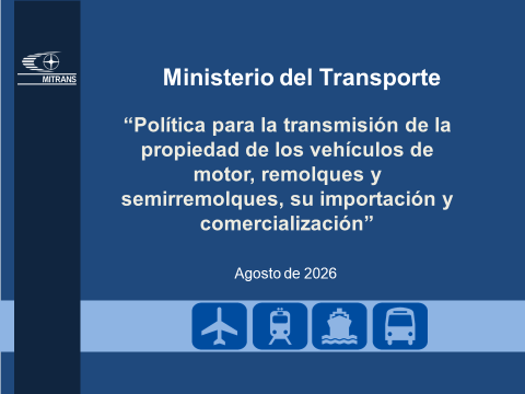 E_RdgzDavila's tweet photo. SE IMPLEMENTARÁN NUEVAS DISPOSICIONES EN LA POLÍTICA PARA LA TRANSMISIÓN DE LA PROPIEDAD DE LOS VEHÍCULOS DE MOTOR, REMOLQUES Y SEMIRREMOLQUES, SU IMPORTACIÓN Y COMERCIALIZACIÓN https://t.co/eDBBd5mLtf https://t.co/QrW10pLOlj