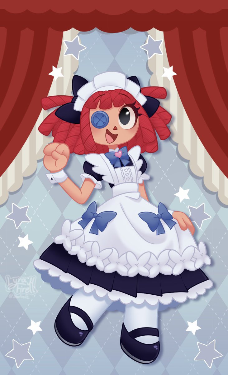 StarFirell1's tweet photo. Maid Ragatha 💙🧵☕️
.
#tadc #tadcragatha #tadcfanart https://t.co/yRap4DAnNC