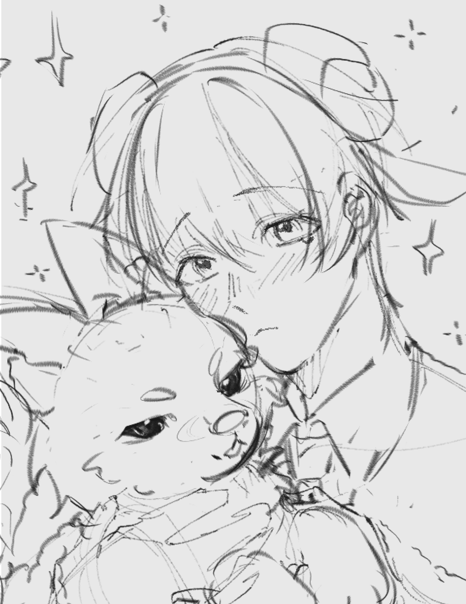 alisarna's tweet photo. 🐺&amp;🐑

#심연에서는양을따라가세요 #followthesheepintotheabyss #wip #심연양 https://t.co/xnCaAIShRu