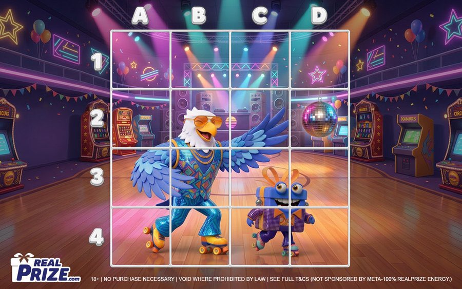 RealPrize85's tweet photo. 🛼 The vibes are immaculate… Don’t skate right past the hidden disco ball 🛼
Drop the grid location where you found it 🪩⬇️ https://t.co/liRViW2E6v